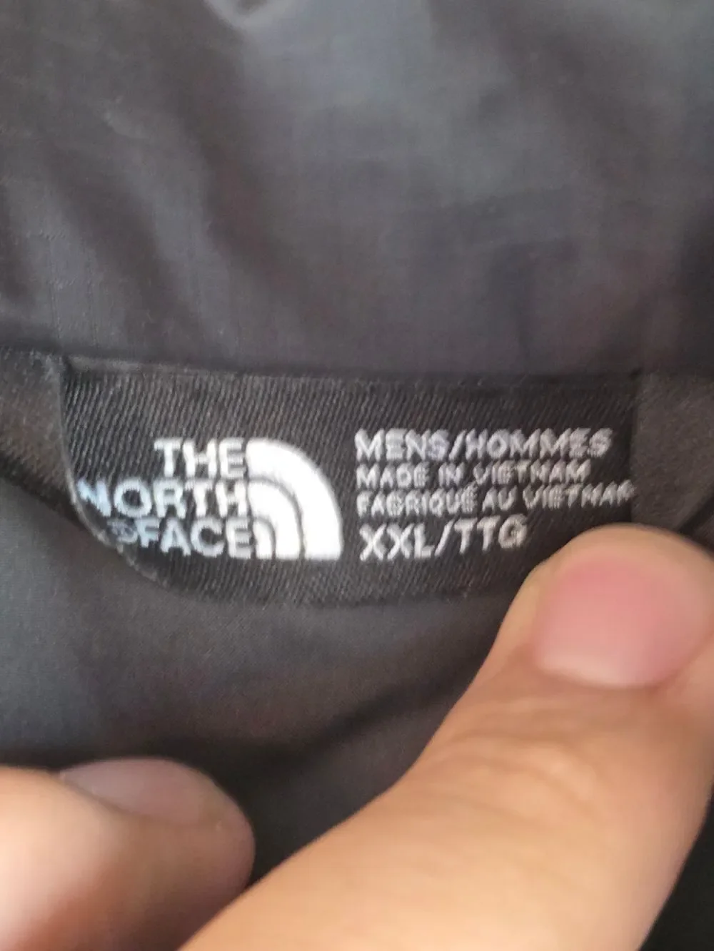 The North Face Men’s 550 Black Quilted Insulated Vest, Size XL